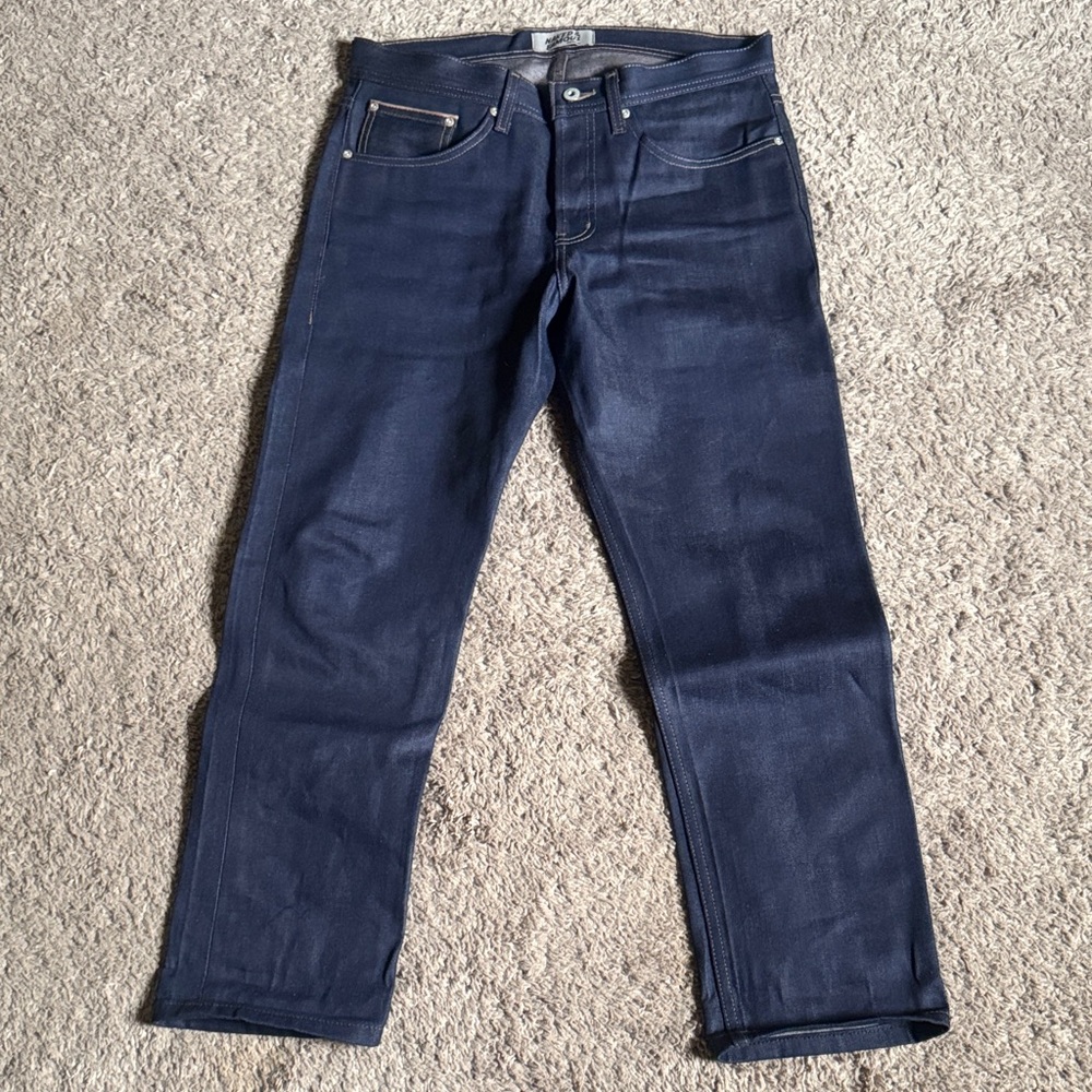 Naked & Famous Denim Dark Blue Jeans - Picture 2 of 7